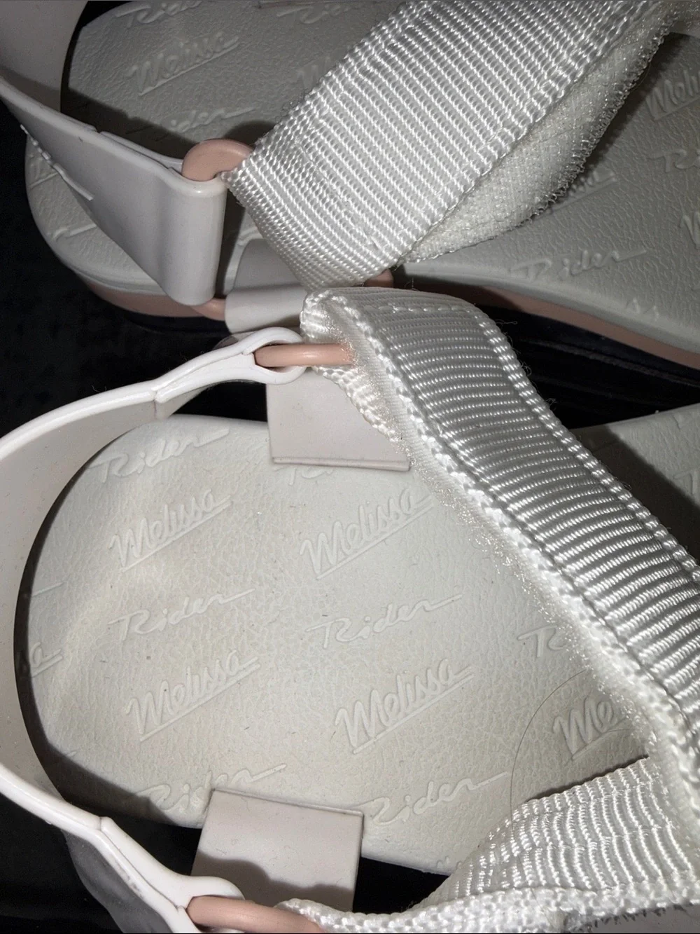 MELISSA Women's Strappy Sport Sandals in‎ Pale Pink 8
